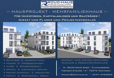 + EXKLUSIVES MEHRFAMILIENHAUS-PROJEKT! +