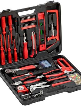 meister Werkzeugset Haushaltskoffer / 8973630, 60-teilig - Werkzeug-Set für den täglichen Gebrauch