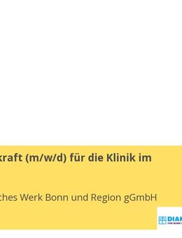 Pflegefachkraft (m/w/d) für die Klinik im Wingert - Bonn