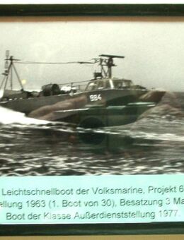 Bild Leichtschnellboot Iltis der Volksmarine - Dassel