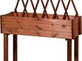 Dobar Rollbares Hochbeet mit Rankhilfe braun #DH32 in 75217
