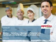 Bäcker / Konditor / Metzger / Fleischer als Fachkraft (m/w/d) für unsere Produktion - Rheine