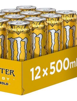 Monster Ultra Gold - Energetisches Getränk, 500ml (12er-Pack) - Ingolstadt