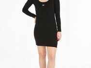 Tommy Jeans Jerseykleid TJW BADGE RIB BODYCON LS mit Markenlabel
