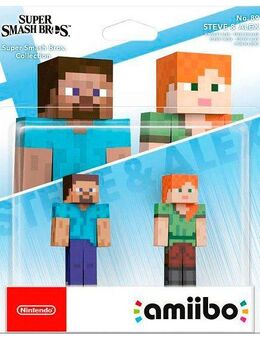 Nintendo Switch Spielfigur amiibo Steve & Alex - Super Smash Bros. Collection