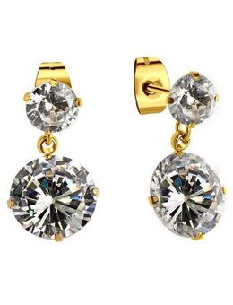 Firetti Paar Ohrstecker Schmuck Geschenk Ohrschmuck glitzernd, mit Zirkonia (synth)