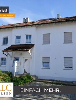 Einfach Mehr: Gepflegte 3-Zimmer-Maisonetten-Wohnung, EBK, Süd-Loggia-Balkon, 2 Bäder, Garage. Frei. - Abensberg