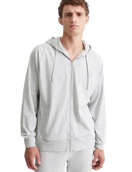 Marc O'Polo Sweatjacke Heavy Jersey mit dezentem Logodruck