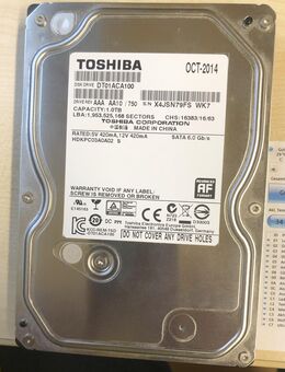 Toshiba 1TB Festplatte SATA 3.5" Zoll - Gelsenkirchen
