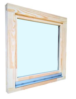 Holzfenster 90x90 cm , Europrofil Kiefer,neu auf Lager - Essen