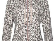 LASCANA Kapuzensweatjacke Sweatshirtjacke mit Details in Roségold, Loungewear