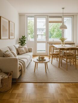 Helle 3 Zi. Etagenwohnung mit Westbalkon in ruhiger Lage - München
