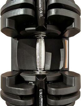 U.N.O. FITNESS Hantel-Set DB 40 verstellbare Hantel, (Packung, 1x DB 40 = eine Hantel + Ablage, Für Hantelset 2 stk. benötigt), Schnellverstellung des Gewichts