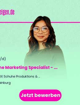 Online Marketing Specialist - Fokus Performance Marketing (m/w/d) - Mainburg