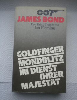 007 James Bond-Goldfinger-Mondblitz-Im Dienst ihrer Majestät,Ian Fleming,Bücherbund - Linnich