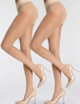 LASCANA Feinstrumpfhose (2 St) matt transparent