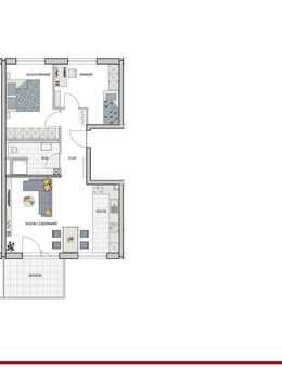 Wohlfühlzone: Geräumige 3-Zimmer-Wohnung mit offener Küche - Oberriexingen