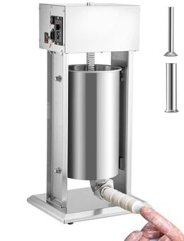 Elektrischer Wurstfüller – 15L Edelstahl Wurstmaschine Set3452 - Wuppertal