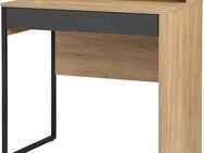 Places of Style Schreibtisch Moid, Computertisch in modernem Design, Breite 80 cm, mit Schublade, Kabeldurchlass & Metallkufe
