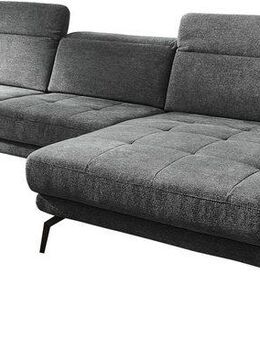 Die PlanBar Ecksofa MP-IN20126 L-Form mit Federkern-Polsterung, mit Kopfteilverstellung, optional Sitztiefen- & Armteilverstellung