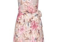 s.Oliver Druckkleid mit Bindeschleife seitlich, bequemes Wickelkleid, Sommerkleid