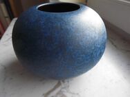 Ruscha Keramik 820/1 Kugelvase Vase 9 cm blau schwarz Deko 18,- - Flensburg