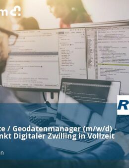 GIS-Experte / Geodatenmanager (m/w/d) - Schwerpunkt Digitaler Zwilling in Vollzeit / Teilzeit - Memmingen