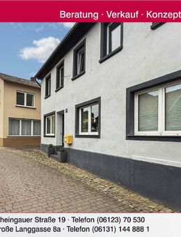 Außergewöhnliches 1-2 Familienhaus mit uneinsehbarem Innenhof und Scheune - Wörrstadt