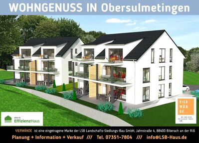 Schöne voll besonnte 3,5 Zimmer Neubau-Eigentumswohnung mit Südbalkon