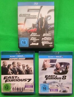 Fast & Furious 1 - 8 auf Blu-ray (6-Movie-Collection + 2 einzelne Blu-rays) - Bad Fallingbostel