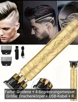 Haartrimmer - Haarschneidemaschine USB Gold - Gemmingen