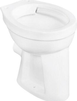 CORNAT Flachspül-WC, bodenstehend, Abgang waagerecht, spülrandlos