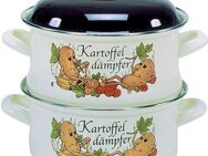 Krüger Dampfgartopf KARTOFFEL, Emaille (1-tlg), Dampfkochtopf, Induktion