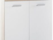 HBZ Schuhschrank Manolo weiß matt, BxHxT 90x118x35 cm (1-St) Mit 2 Türen, 1 Schubkasten mit 2 Einteilungen, 6 Einlegeböden