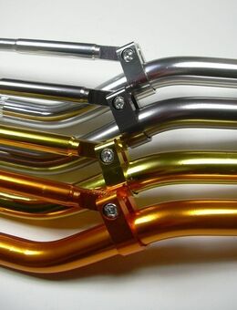 Lenker Alu Enduro MX Moto-Cross Super-Moto low braced bar handleb - Eschershausen