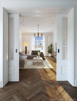 Exklusive Jugendstil-Wohnung mit TG-Platz im Bismarckviertel - Würzburg