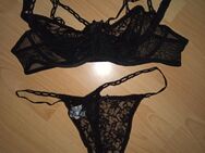 Sexy Dessous Set BH, Strapshalter, String, Gr. 90C, 48/50, NEU ungetragen - Düsseldorf