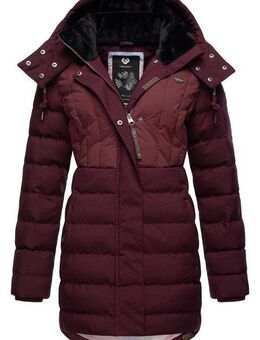 Ragwear Winterjacke Ashanta Block Wasserdichter gesteppter Winterparka mit gefütterter Kapuze