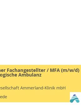 Medizinischer Fachangestellter / MFA (m/w/d) für die urologische Ambulanz - Westerstede