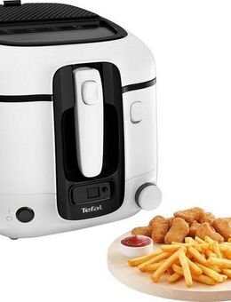 Tefal Fritteuse Super Uno, XL Kapaziät, bis zu 6 Personen, weniger Frittiergerüche, 1800 W, Kapazität 2,2 l Öl / 1,5 kg Frittiergut, spülmaschinengeeignet, FR3140