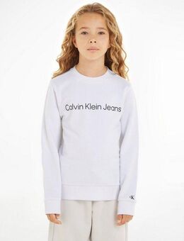 Calvin Klein Jeans Sweatshirt INST. LOGO REGULAR CN für Kinder bis 16 Jahre