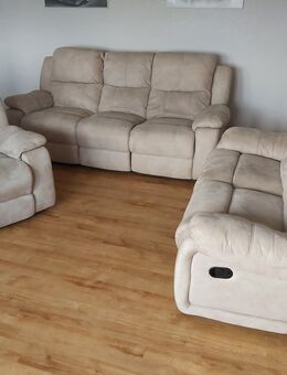 Polstergarnitur „Rosa“ – 3-teilig mit Relaxfunktion - Buchen (Odenwald)