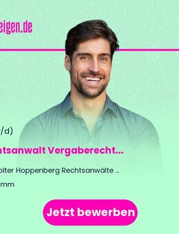 Rechtsanwalt (m/w/d) Vergaberecht - Hamm