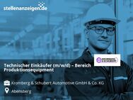 Technischer Einkäufer (m/w/d) – Bereich Produktionsequipment - Abensberg