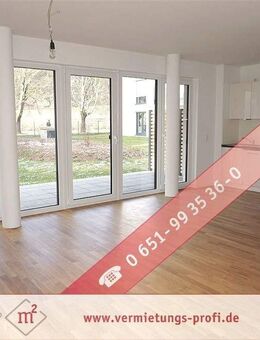 Moderne Erdgeschosswohnung mit Einbauküche und Terrasse! Mit direktem Blick auf die Mosel - Trier