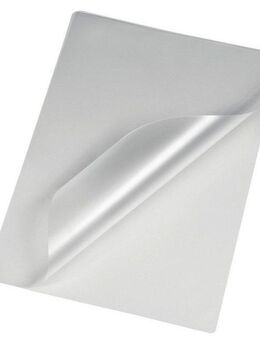 Hama Laminiergerät Heiß Laminierfolien-Set 80µ für DIN A4, DIN A5, DIN A6, Visitenkarten, 100 Stück, glänzend, reißfest und mit Knickschutz, transparent
