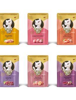 KITTY Cat Paté 6 x 85 g - Mixpaket III (6 Sorten)