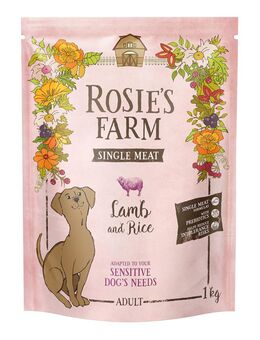 Rosie's Farm Single Meat Adult Lamm mit Reis - 1 kg