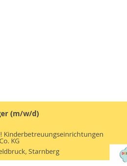 Kinderpfleger (m/w/d) - Starnberg