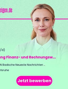 Leitung Finanz- und Rechnungswesen (m/w/d) - Karlsruhe